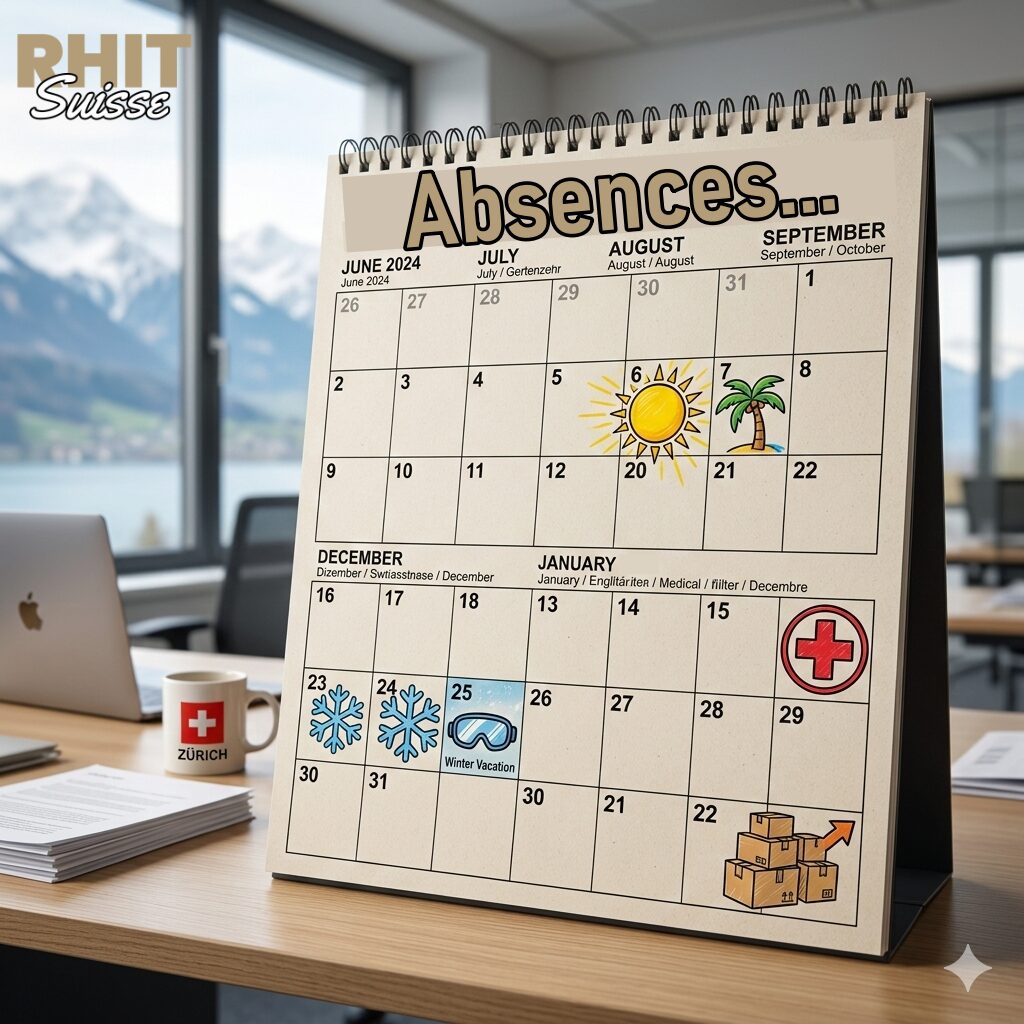 Absences : Vacances, maladie, déménagement